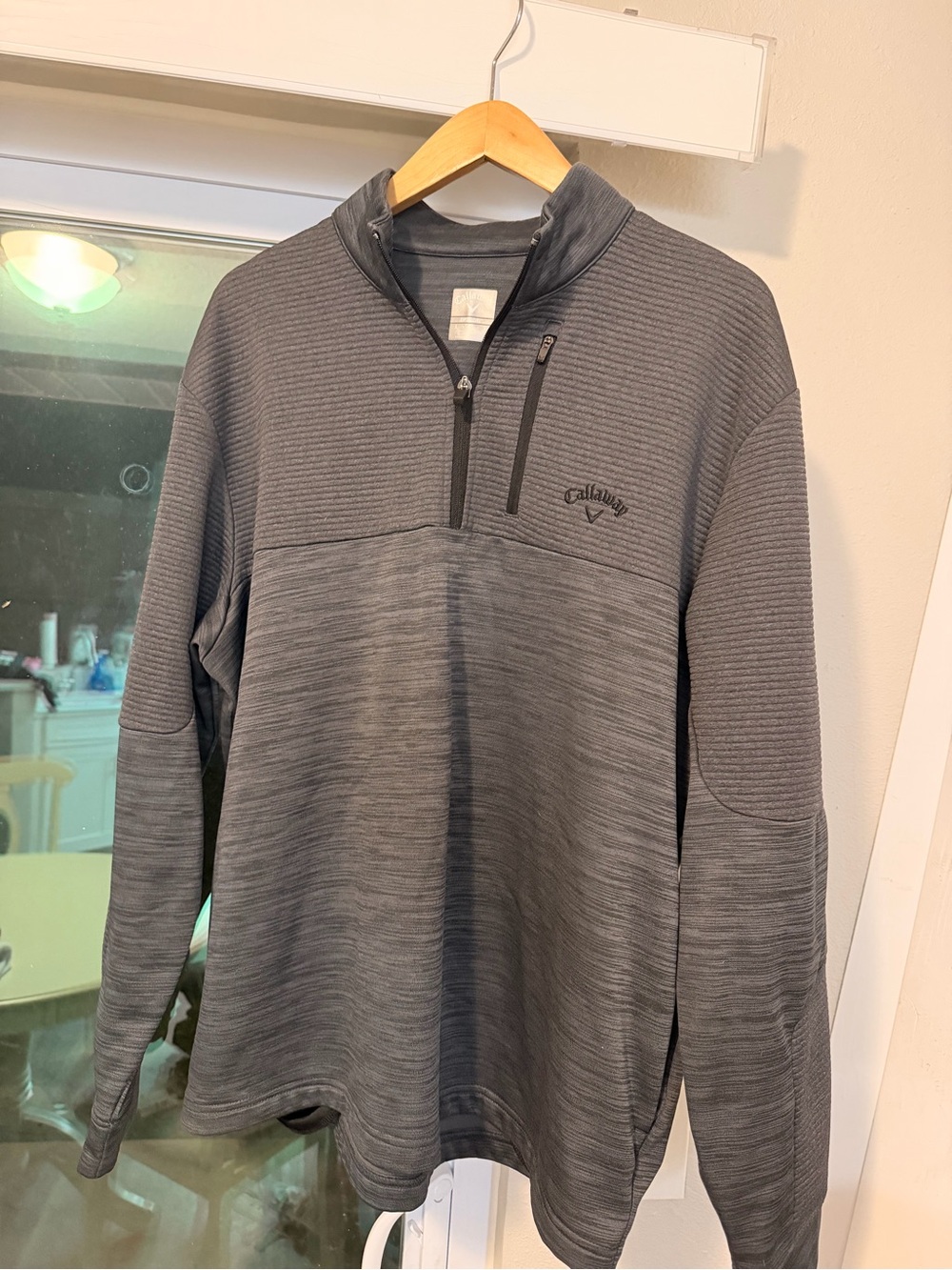 Callaway Men's Dark Gray Quarter-Zip Pullover